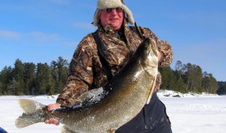 52 pound Lake Trout in Minnesota
